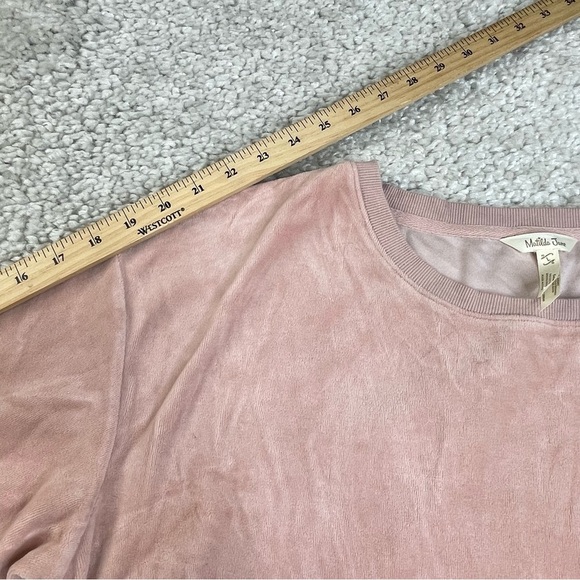 Matilda Jane Just Imagine Dip Dye Velour Sweater Top romantic soft comfy Large - Picture 8 of 9